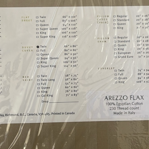 St.Geneva Twin Duvet Cover Arezzo Flex 220 TC Made in Italy - Picture 3 of 3